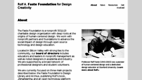 What Fastefoundation.org website looked like in 2018 (6 years ago)