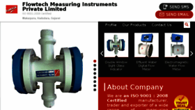 What Flowtechinstruments.in website looked like in 2018 (6 years ago)