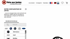 What Foire-aux-jantes.fr website looked like in 2018 (6 years ago)