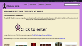 What Frenchmyworld.com website looked like in 2018 (6 years ago)