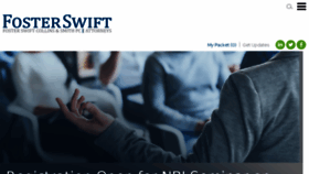What Fosterswift.com website looked like in 2018 (6 years ago)