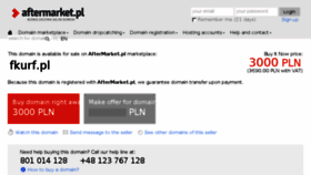 What Fkurf.pl website looked like in 2018 (6 years ago)