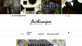 What Fashionipa.com website looked like in 2018 (6 years ago)