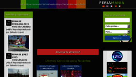 What Feriamania.com website looked like in 2018 (6 years ago)
