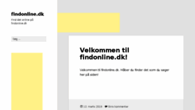 What Findonline.dk website looked like in 2018 (6 years ago)