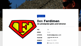 What Ferdimen.com website looked like in 2018 (6 years ago)