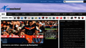 What Futnacional.com.br website looked like in 2018 (6 years ago)