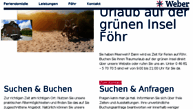 What Ferien-auf-foehr.de website looked like in 2018 (6 years ago)