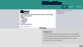 What Fbpostlikes.com website looked like in 2018 (6 years ago)