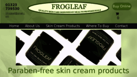 What Frogleaf.co.uk website looked like in 2018 (6 years ago)