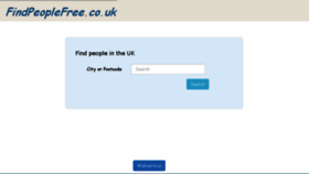 What Findpeoplefree.co.uk website looked like in 2018 (6 years ago)