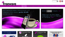 What Freewave.at website looked like in 2018 (7 years ago)