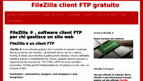 What Filezilla.it website looked like in 2018 (6 years ago)