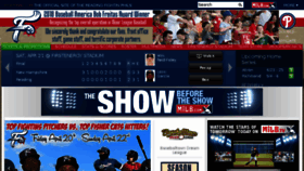 What Fightins.com website looked like in 2018 (6 years ago)