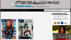 What Fashion-mags.com website looked like in 2018 (6 years ago)