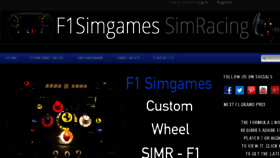 What F1simgames.com website looked like in 2018 (6 years ago)