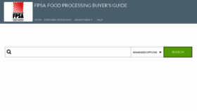 What Foodprocessingbuyersguide.com website looked like in 2018 (6 years ago)