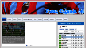 What Forzacatania46.com website looked like in 2018 (6 years ago)