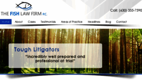 What Fishlawfirm.com website looked like in 2018 (6 years ago)
