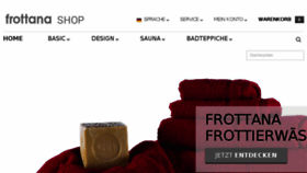 What Frottana-shop.de website looked like in 2018 (6 years ago)