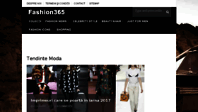 What Fashion365.ro website looked like in 2018 (6 years ago)