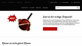 What Fissler.de website looked like in 2018 (6 years ago)