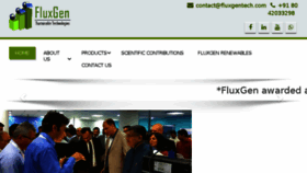 What Fluxgen.com website looked like in 2018 (6 years ago)
