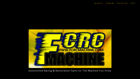 What Fcrcmachine.com website looked like in 2018 (6 years ago)