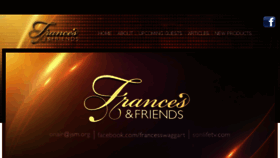 What Francesandfriends.com website looked like in 2018 (6 years ago)
