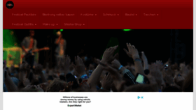 What Festival-tipps.com website looked like in 2018 (6 years ago)