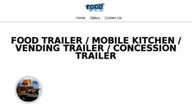 What Foodtrailers.co.za website looked like in 2018 (6 years ago)