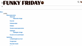 What Funky-friday.com website looked like in 2018 (6 years ago)