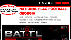What Falconsflagfootball.com website looked like in 2018 (6 years ago)