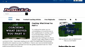 What Footballxos.com website looked like in 2018 (5 years ago)