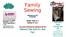 What Familysewing.com website looked like in 2018 (6 years ago)