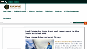What Finehomeint.com website looked like in 2018 (6 years ago)