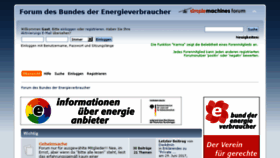 What Forum.energienetz.de website looked like in 2018 (6 years ago)