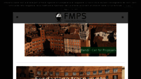 What Fondazionemps.it website looked like in 2018 (6 years ago)