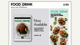 What Foodanddrink.ca website looked like in 2018 (6 years ago)