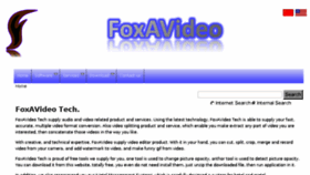 What Foxavideo.com website looked like in 2018 (6 years ago)