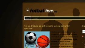 What Fotbal-live.eu website looked like in 2018 (6 years ago)