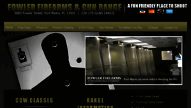 What Fowlerfirearms.com website looked like in 2018 (6 years ago)