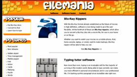 What Filemania.com website looked like in 2018 (6 years ago)