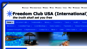 What Freedomclubusa.com website looked like in 2018 (5 years ago)