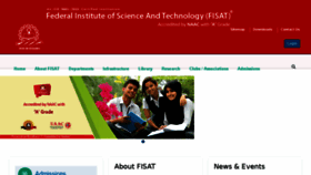 What Fisat.ac.in website looked like in 2018 (6 years ago)