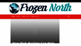What Frozennorth.net website looked like in 2018 (6 years ago)