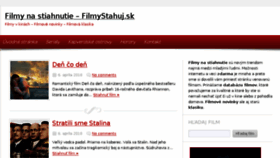 What Filmystahuj.sk website looked like in 2018 (6 years ago)