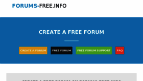 What Forums-free.info website looked like in 2018 (6 years ago)