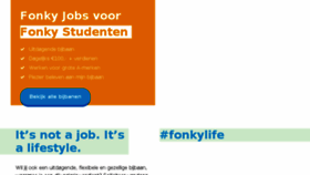 What Fonkysales.nl website looked like in 2018 (6 years ago)
