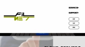What Filnet.es website looked like in 2018 (6 years ago)